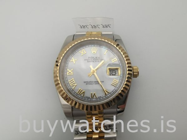 Rolex Datejust 116233 Wit stalen dames 36 mm automatisch horloge