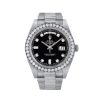 Rolex Day-Date 228349RBR Herenhorloge met zwarte wijzerplaat van 40 mm