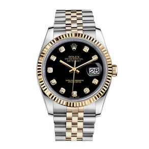 Rolex Datejust 116233 Unisex 36 mm 18k geelgoud automatisch horloge